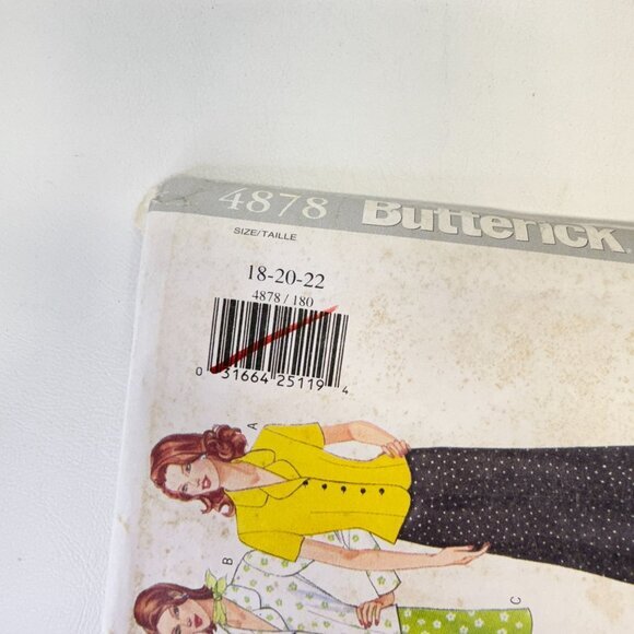 Butterick Vintage‎ Sewing Pattern LOT 4776 4878 - Picture 4 of 6